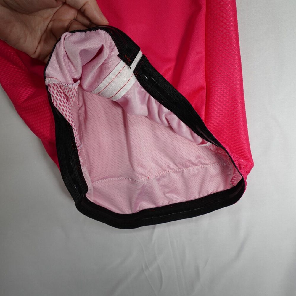 Cycle-Run Jersey Shirt Women Large Neon Pink Cycling Biking Bicycle Reflective - Picture 8 of 16